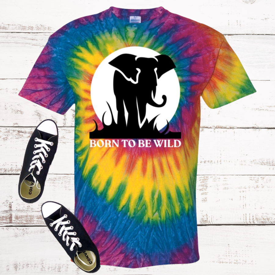 Born To Be Wild Tie Dye T-Shirt