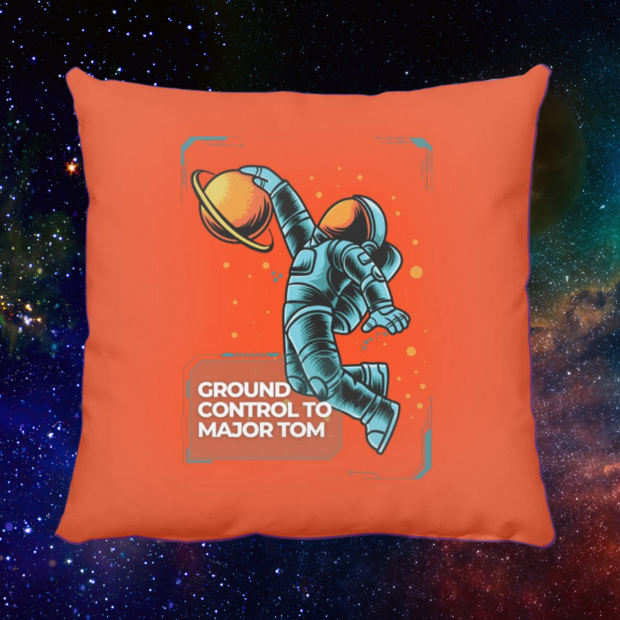 Ground Control To Major Tom Throw Pillow