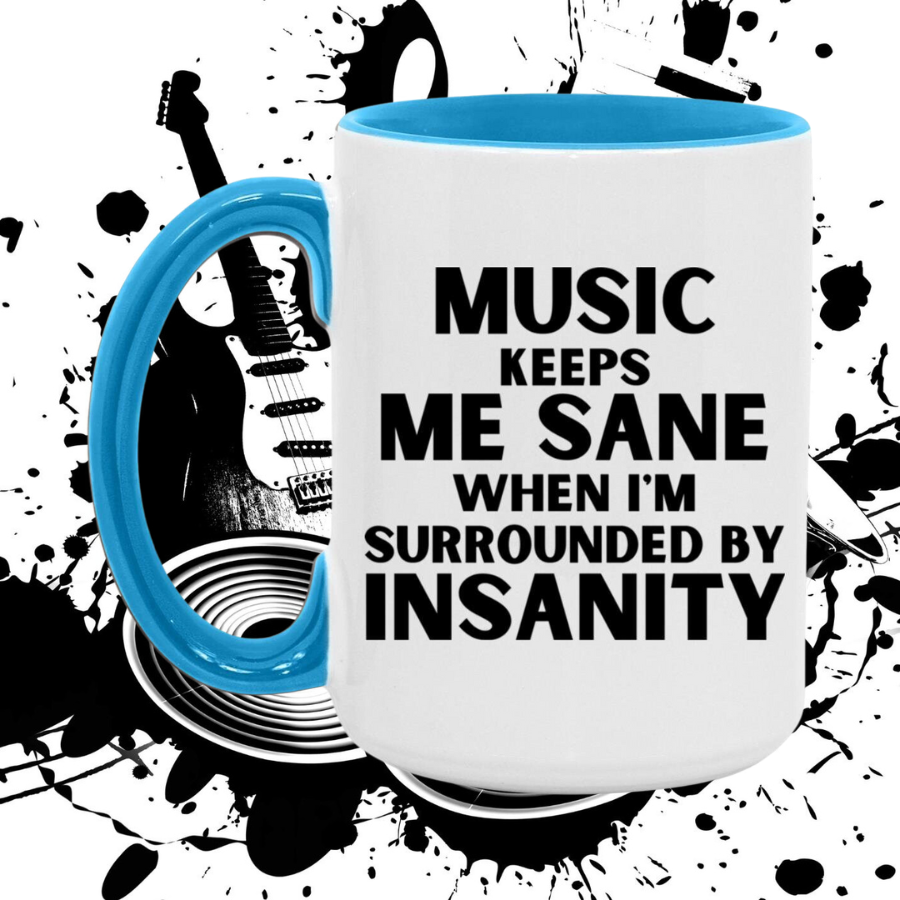 Music Keeps Me Sane Mug