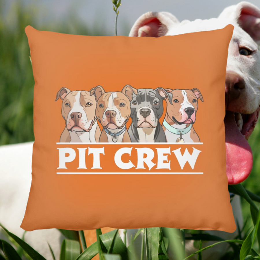 Pit Crew Throw Pillow