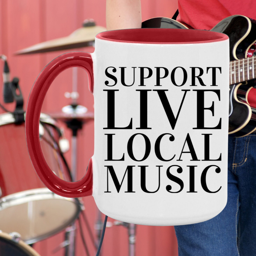 Support Live Local Music Mug